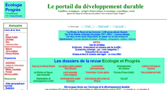Desktop Screenshot of ecologie-et-progres.com